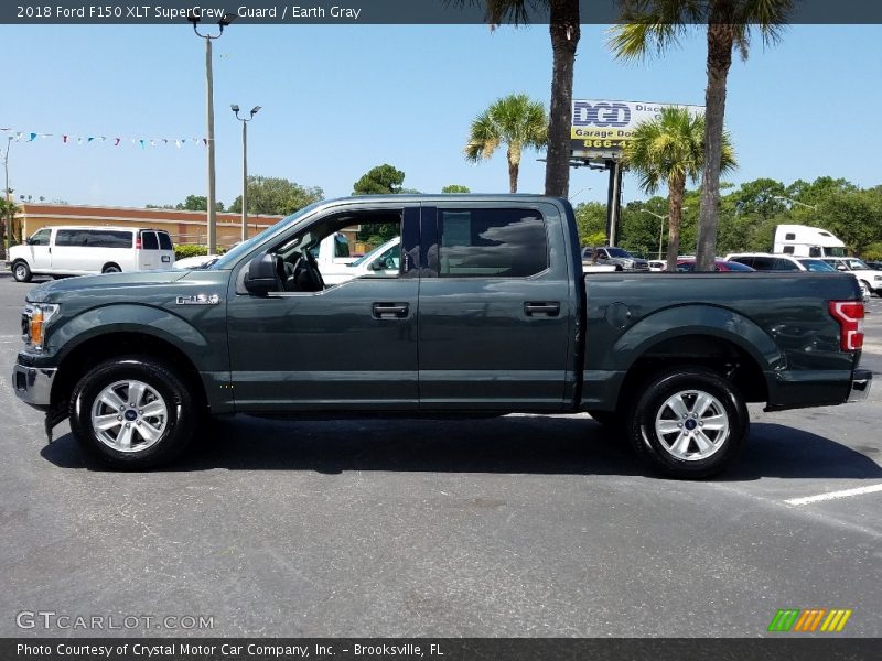Guard / Earth Gray 2018 Ford F150 XLT SuperCrew