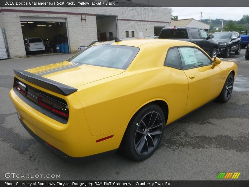 Yellow Jacket / Black 2018 Dodge Challenger R/T Scat Pack