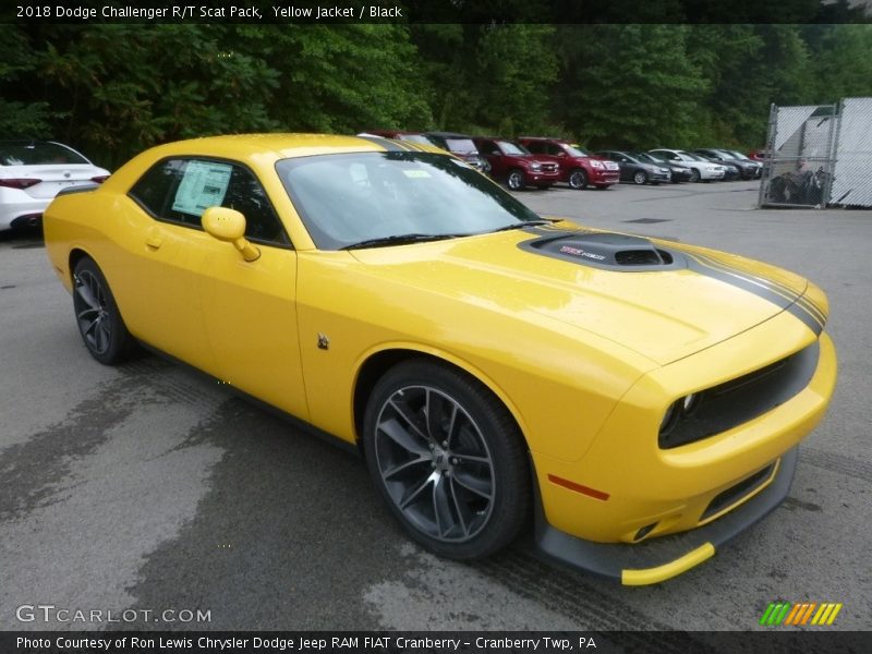 Yellow Jacket / Black 2018 Dodge Challenger R/T Scat Pack