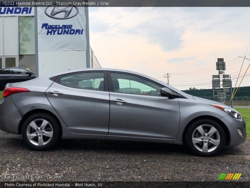Titanium Gray Metallic / Gray 2012 Hyundai Elantra GLS