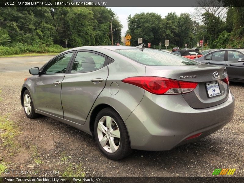 Titanium Gray Metallic / Gray 2012 Hyundai Elantra GLS