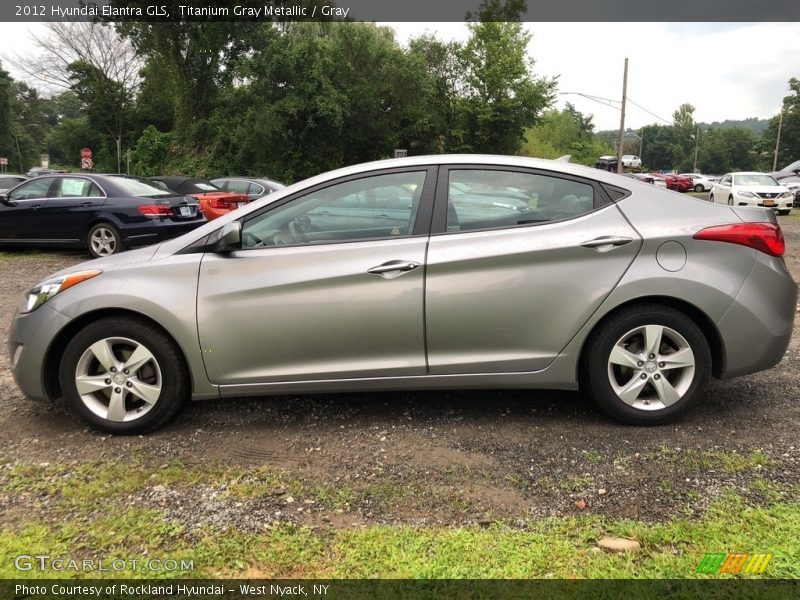 Titanium Gray Metallic / Gray 2012 Hyundai Elantra GLS