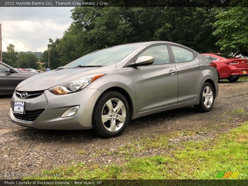 Titanium Gray Metallic / Gray 2012 Hyundai Elantra GLS