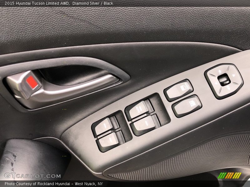 Diamond Silver / Black 2015 Hyundai Tucson Limited AWD