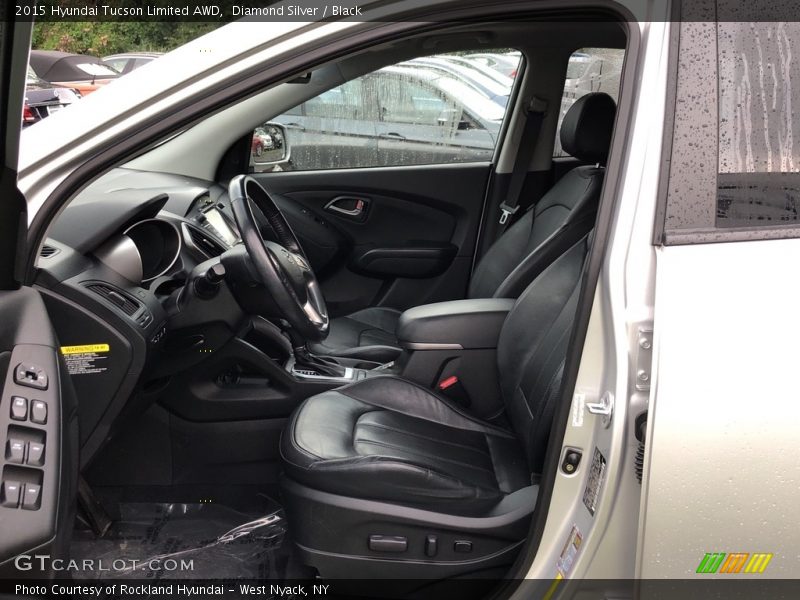 Diamond Silver / Black 2015 Hyundai Tucson Limited AWD