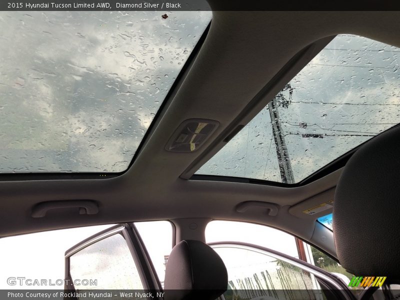 Diamond Silver / Black 2015 Hyundai Tucson Limited AWD