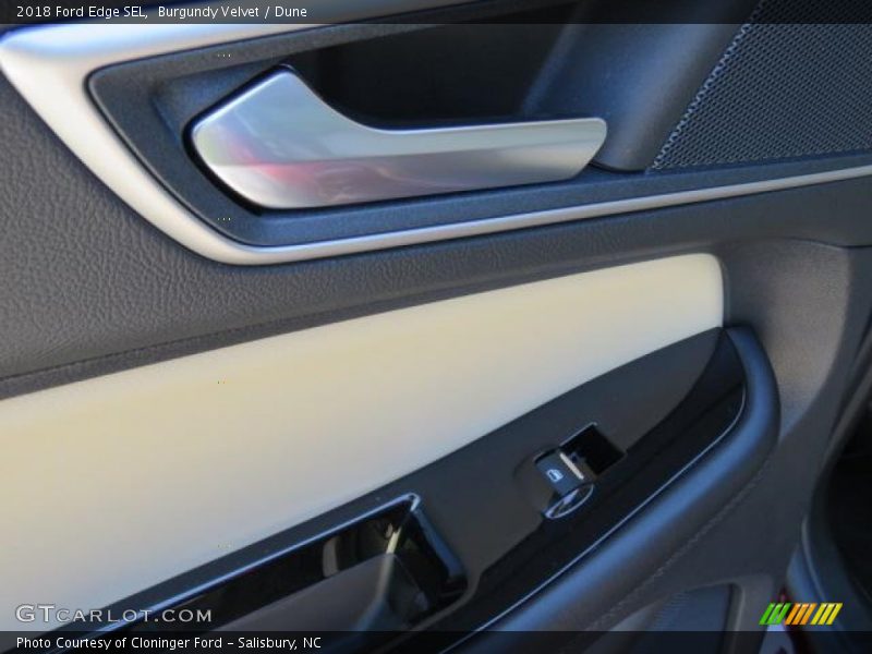 Burgundy Velvet / Dune 2018 Ford Edge SEL