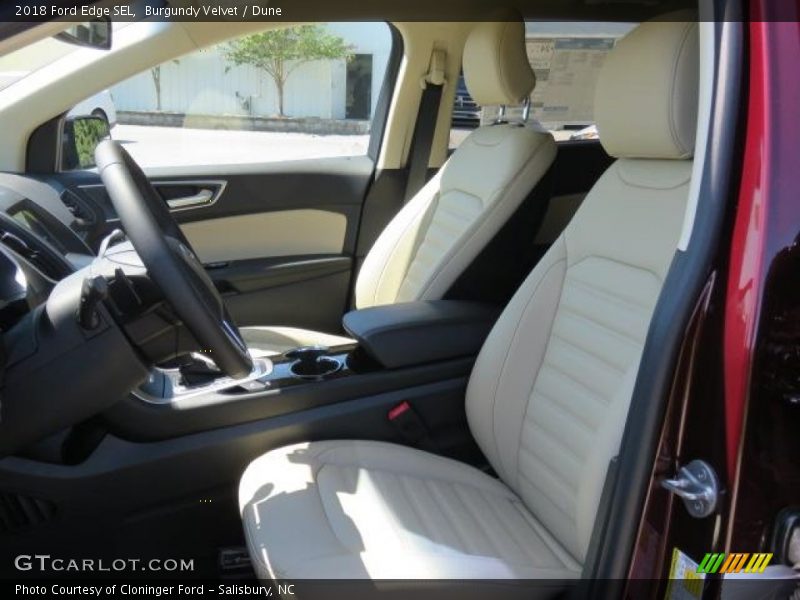 Burgundy Velvet / Dune 2018 Ford Edge SEL