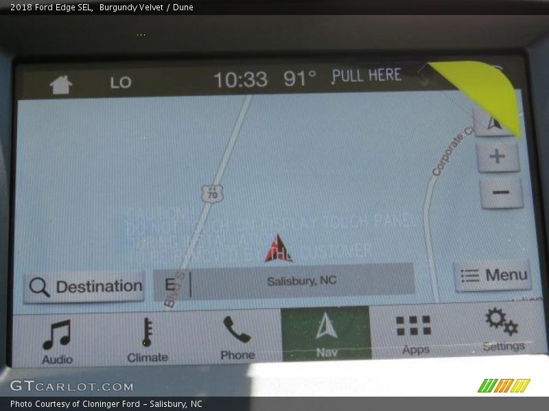 Burgundy Velvet / Dune 2018 Ford Edge SEL
