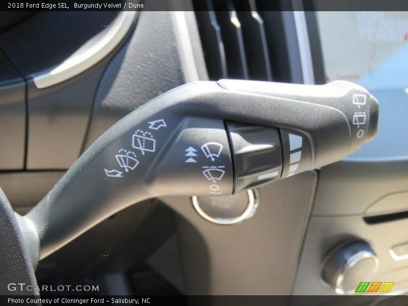 Burgundy Velvet / Dune 2018 Ford Edge SEL