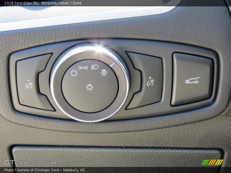 Burgundy Velvet / Dune 2018 Ford Edge SEL