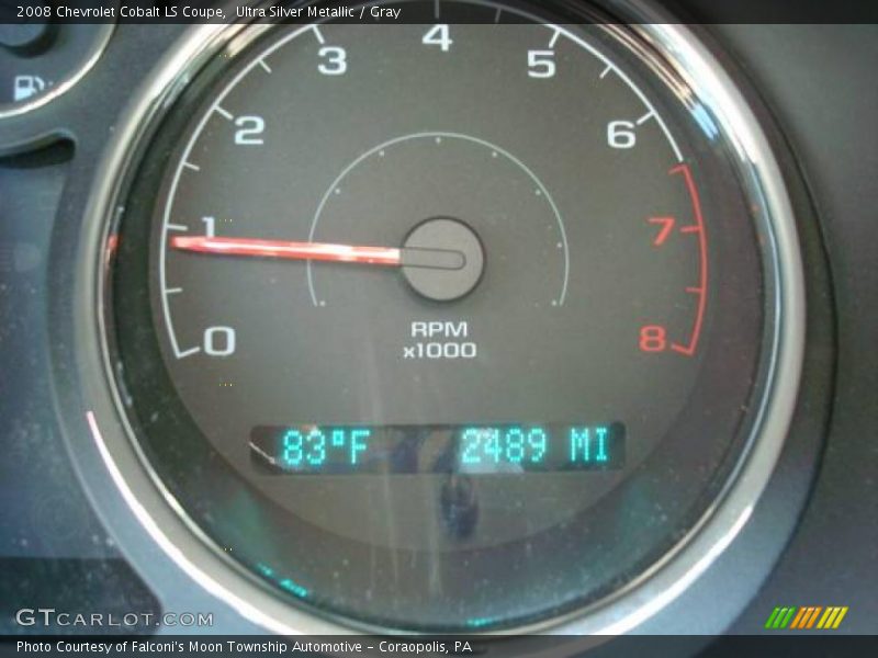 Ultra Silver Metallic / Gray 2008 Chevrolet Cobalt LS Coupe
