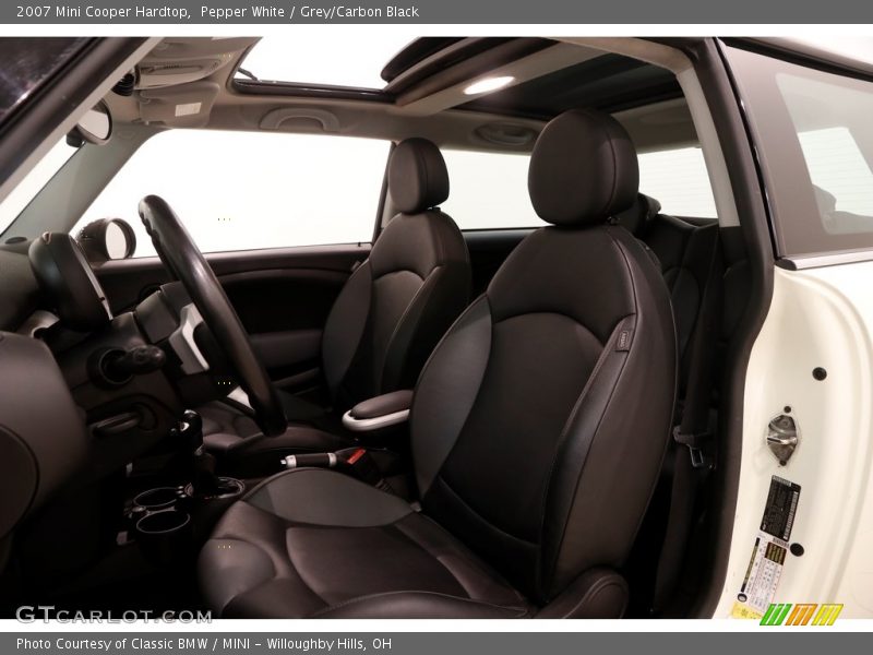 Pepper White / Grey/Carbon Black 2007 Mini Cooper Hardtop