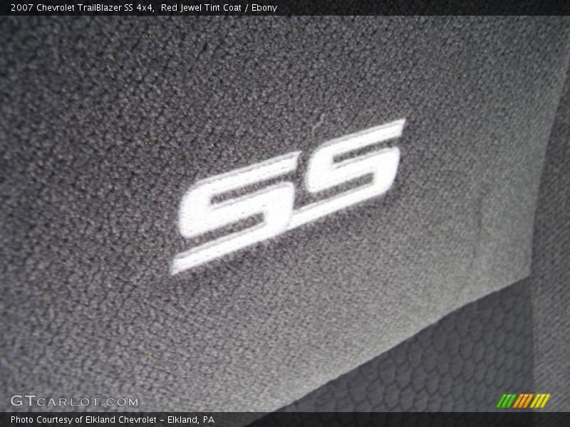 Red Jewel Tint Coat / Ebony 2007 Chevrolet TrailBlazer SS 4x4