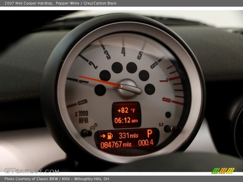 Pepper White / Grey/Carbon Black 2007 Mini Cooper Hardtop