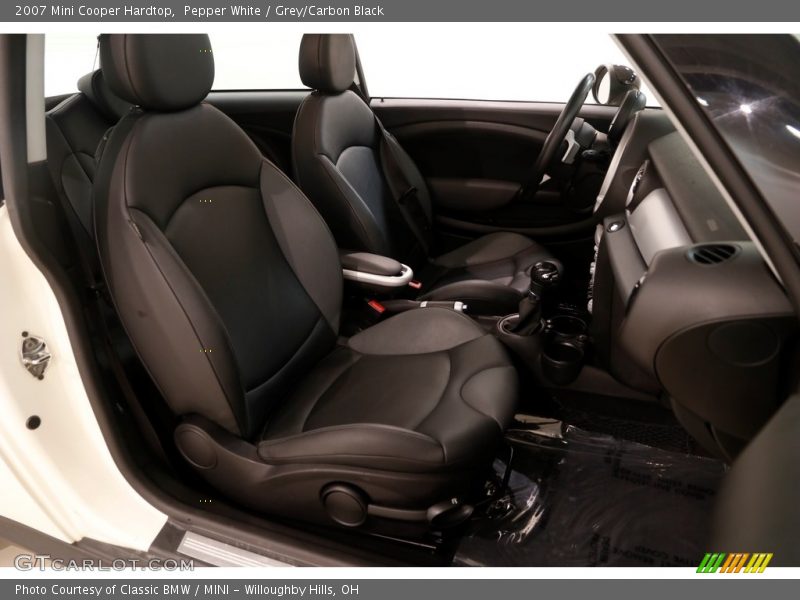 Pepper White / Grey/Carbon Black 2007 Mini Cooper Hardtop
