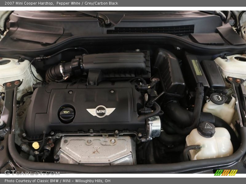 Pepper White / Grey/Carbon Black 2007 Mini Cooper Hardtop
