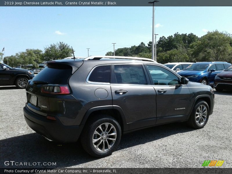 Granite Crystal Metallic / Black 2019 Jeep Cherokee Latitude Plus