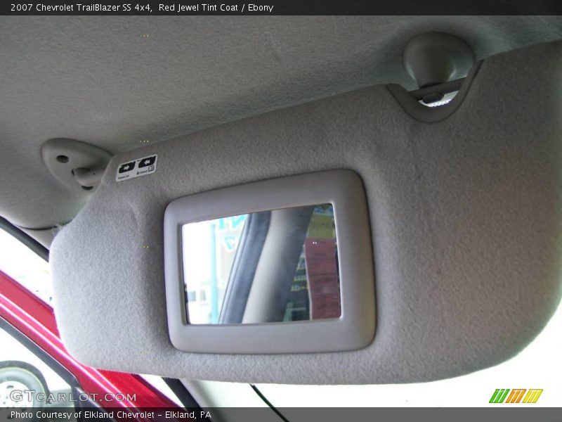 Red Jewel Tint Coat / Ebony 2007 Chevrolet TrailBlazer SS 4x4
