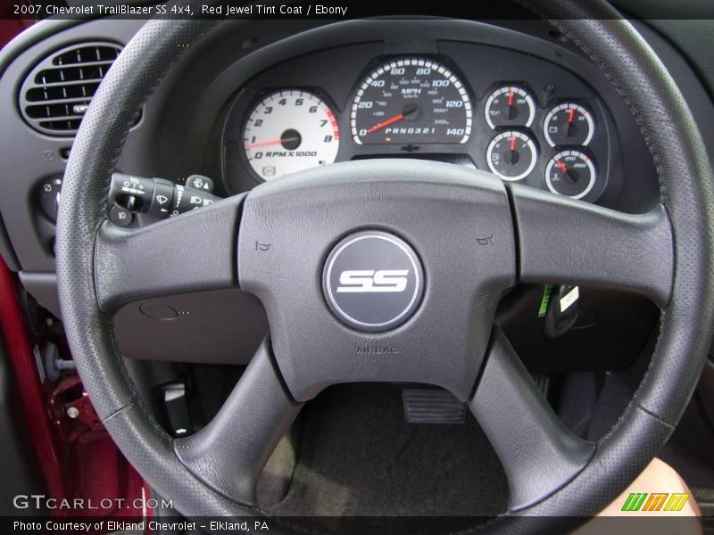 Red Jewel Tint Coat / Ebony 2007 Chevrolet TrailBlazer SS 4x4