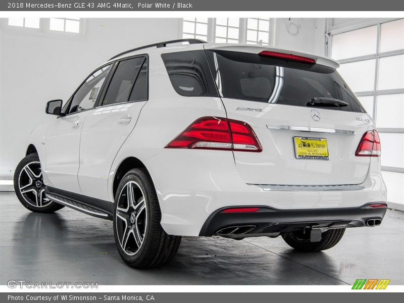 Polar White / Black 2018 Mercedes-Benz GLE 43 AMG 4Matic