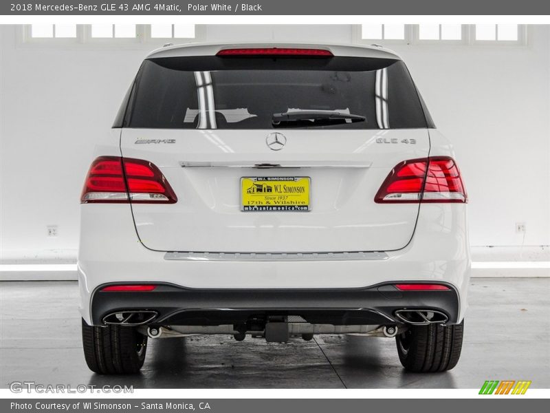 Polar White / Black 2018 Mercedes-Benz GLE 43 AMG 4Matic