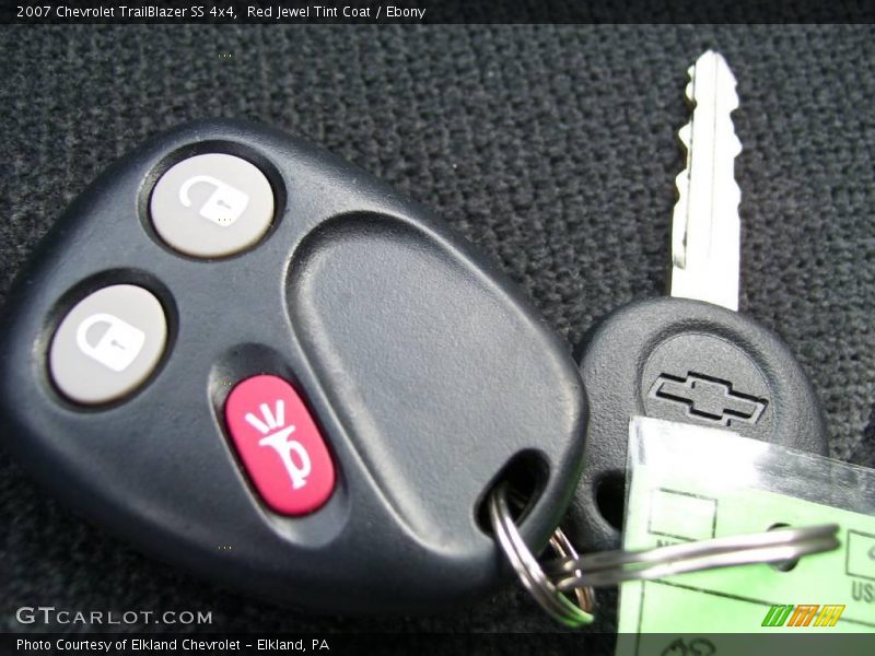 Red Jewel Tint Coat / Ebony 2007 Chevrolet TrailBlazer SS 4x4