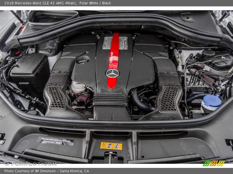 Polar White / Black 2018 Mercedes-Benz GLE 43 AMG 4Matic