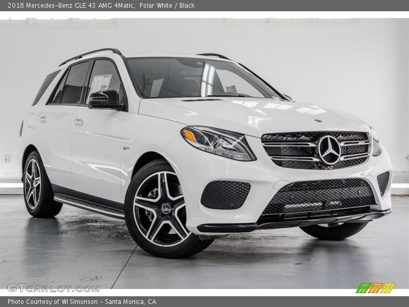 Polar White / Black 2018 Mercedes-Benz GLE 43 AMG 4Matic