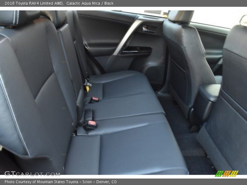 Galactic Aqua Mica / Black 2018 Toyota RAV4 Limited AWD