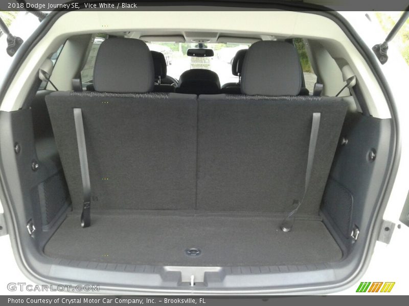Vice White / Black 2018 Dodge Journey SE