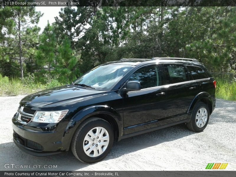 Pitch Black / Black 2018 Dodge Journey SE