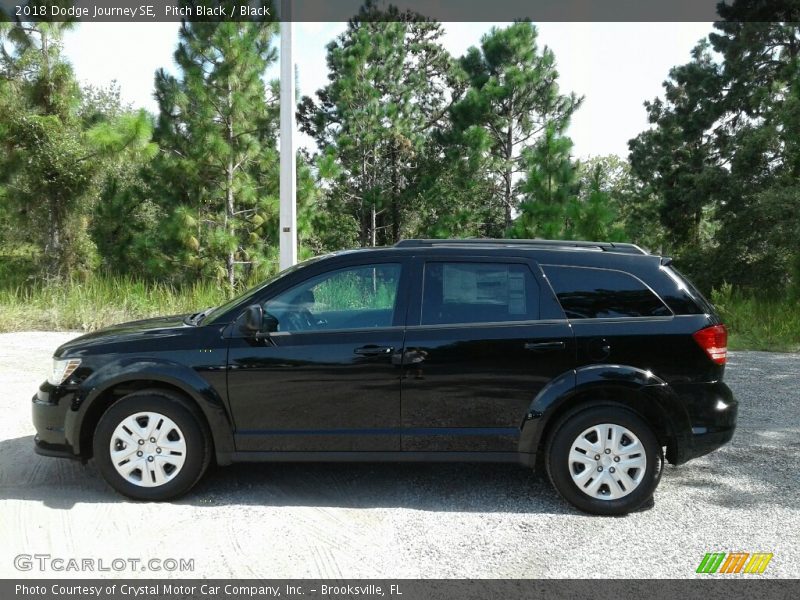 Pitch Black / Black 2018 Dodge Journey SE