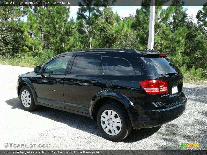 Pitch Black / Black 2018 Dodge Journey SE