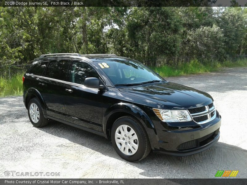 Pitch Black / Black 2018 Dodge Journey SE
