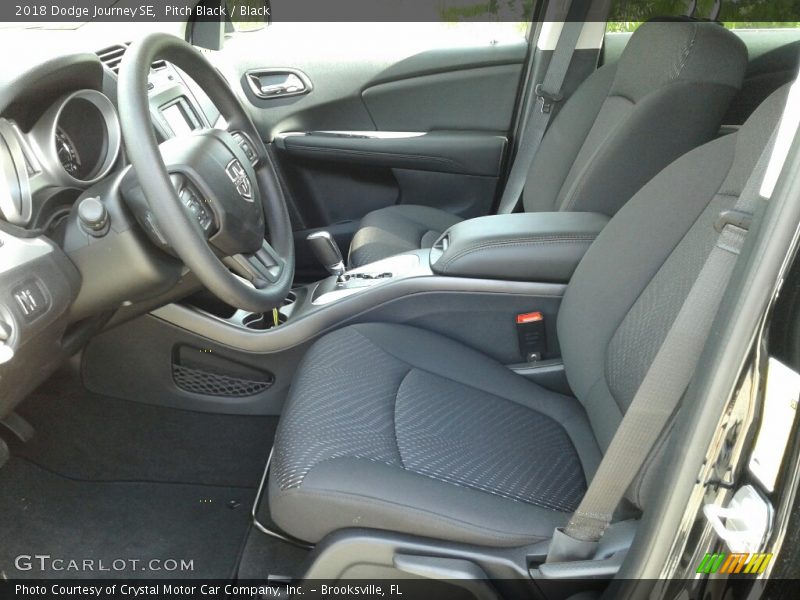 Pitch Black / Black 2018 Dodge Journey SE