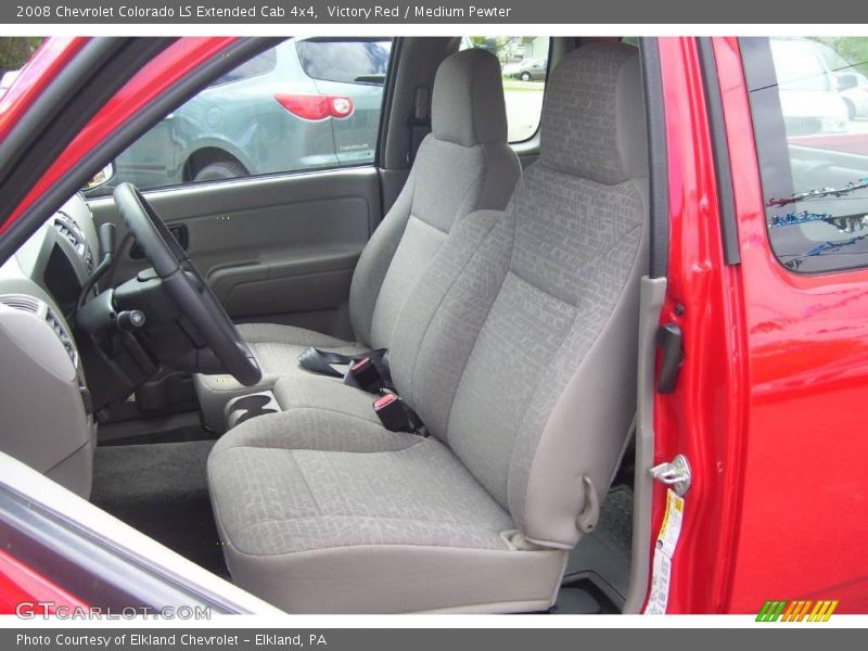 Front Seat of 2008 Colorado LS Extended Cab 4x4