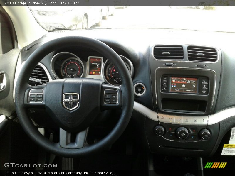 Pitch Black / Black 2018 Dodge Journey SE