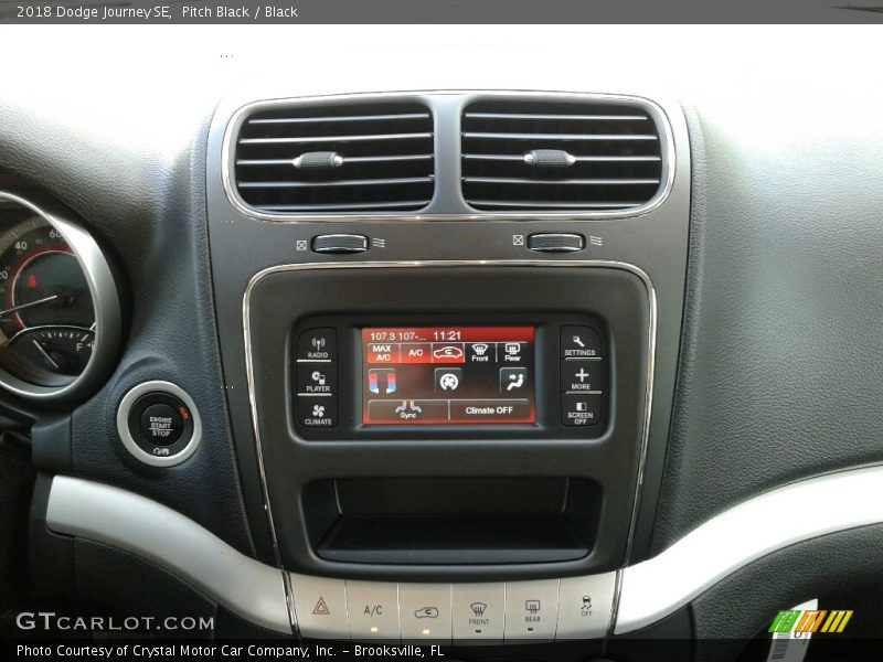 Pitch Black / Black 2018 Dodge Journey SE