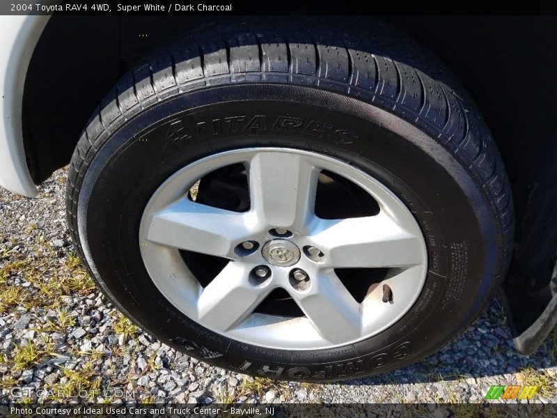 Super White / Dark Charcoal 2004 Toyota RAV4 4WD