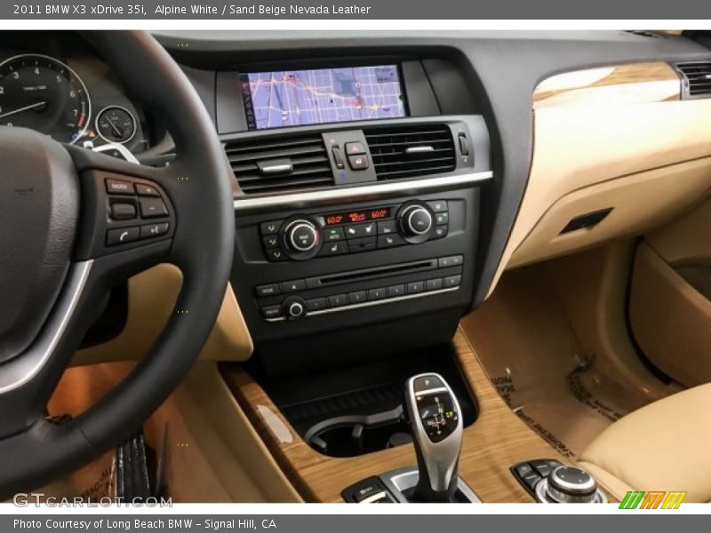 Alpine White / Sand Beige Nevada Leather 2011 BMW X3 xDrive 35i