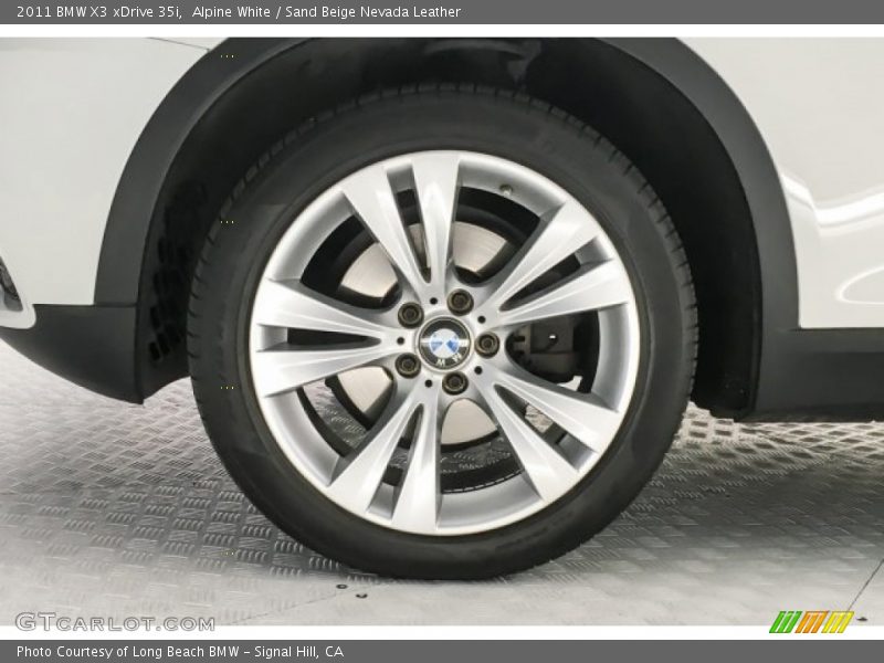 Alpine White / Sand Beige Nevada Leather 2011 BMW X3 xDrive 35i