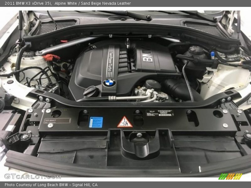 Alpine White / Sand Beige Nevada Leather 2011 BMW X3 xDrive 35i
