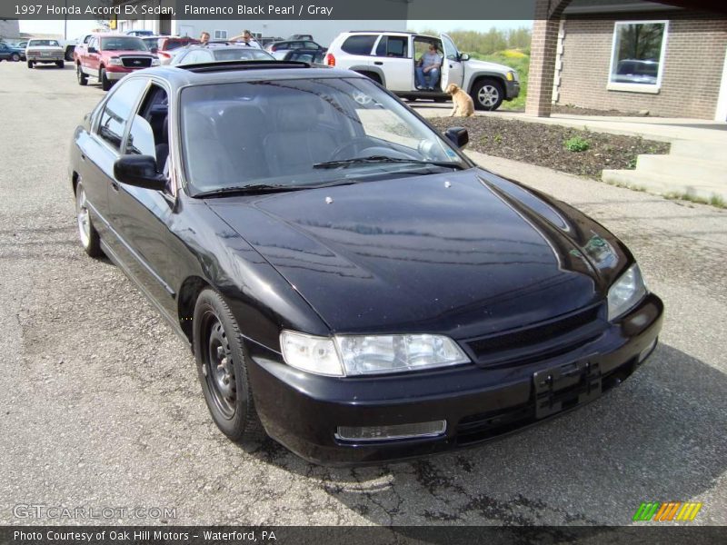 Flamenco Black Pearl / Gray 1997 Honda Accord EX Sedan