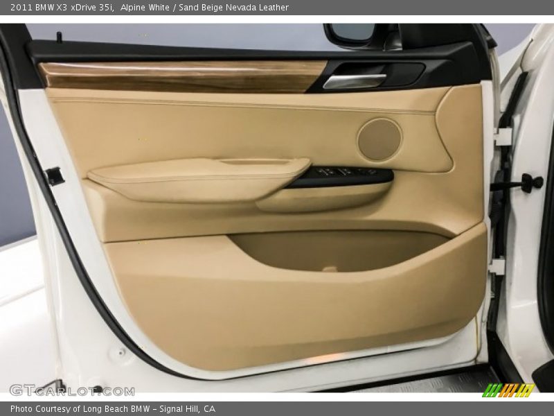 Alpine White / Sand Beige Nevada Leather 2011 BMW X3 xDrive 35i