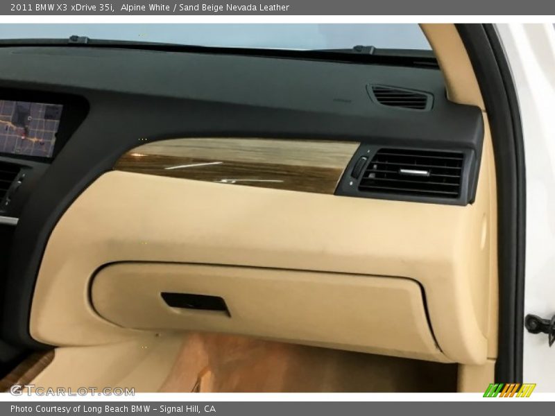 Alpine White / Sand Beige Nevada Leather 2011 BMW X3 xDrive 35i