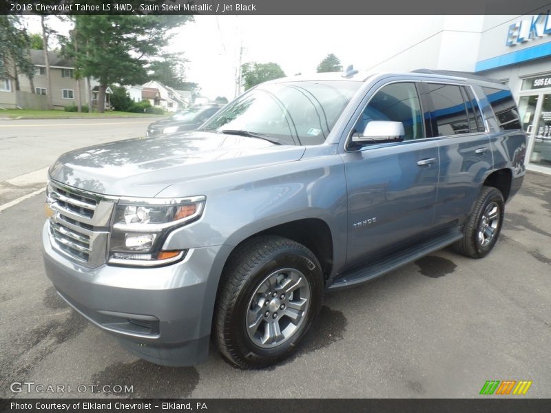 Satin Steel Metallic / Jet Black 2018 Chevrolet Tahoe LS 4WD