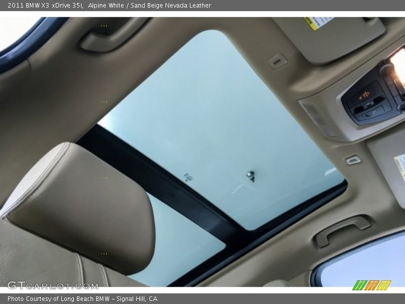 Alpine White / Sand Beige Nevada Leather 2011 BMW X3 xDrive 35i