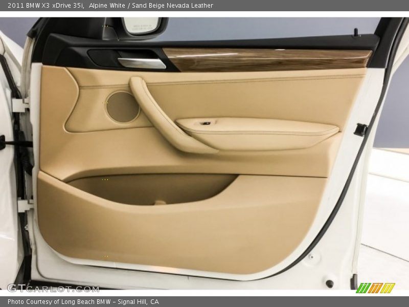 Alpine White / Sand Beige Nevada Leather 2011 BMW X3 xDrive 35i