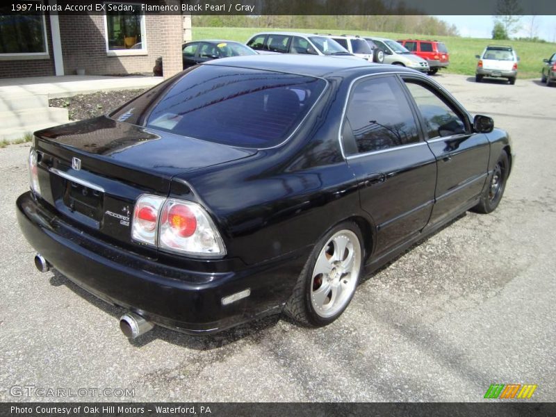 Flamenco Black Pearl / Gray 1997 Honda Accord EX Sedan